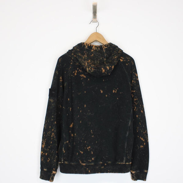 Stone Island AW 2021 Black and Brown OVD Cotton Hoodie Jumper