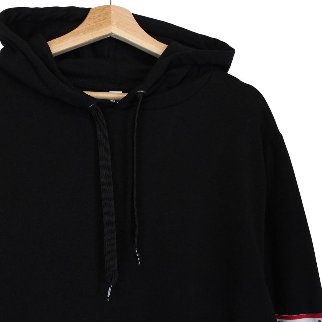 Moschino Underwear Black Tape OTH Logo Arm Hoodie Jumper