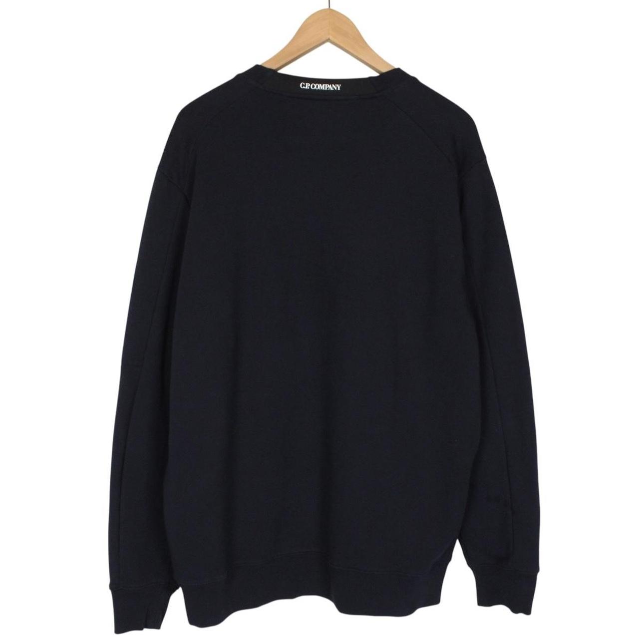 CP Company Navy Blue Goggle Lens Sweatshirt Jumper