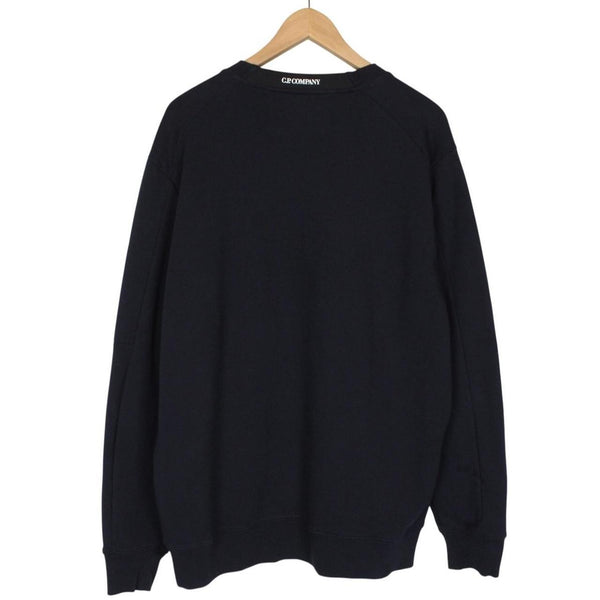 CP Company Navy Blue Goggle Lens Sweatshirt Jumper