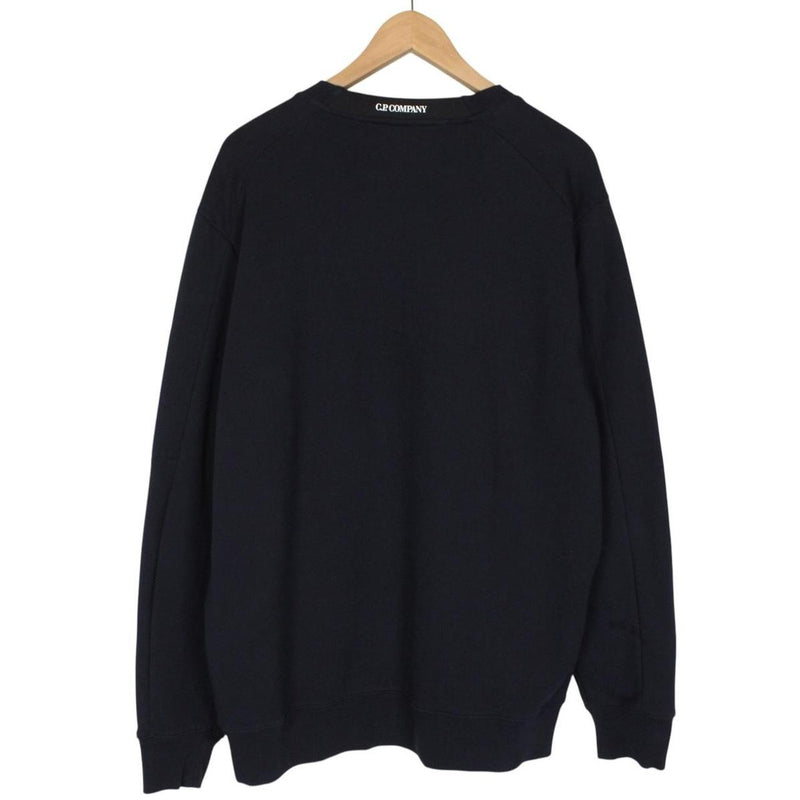 CP Company Navy Blue Goggle Lens Sweatshirt Jumper