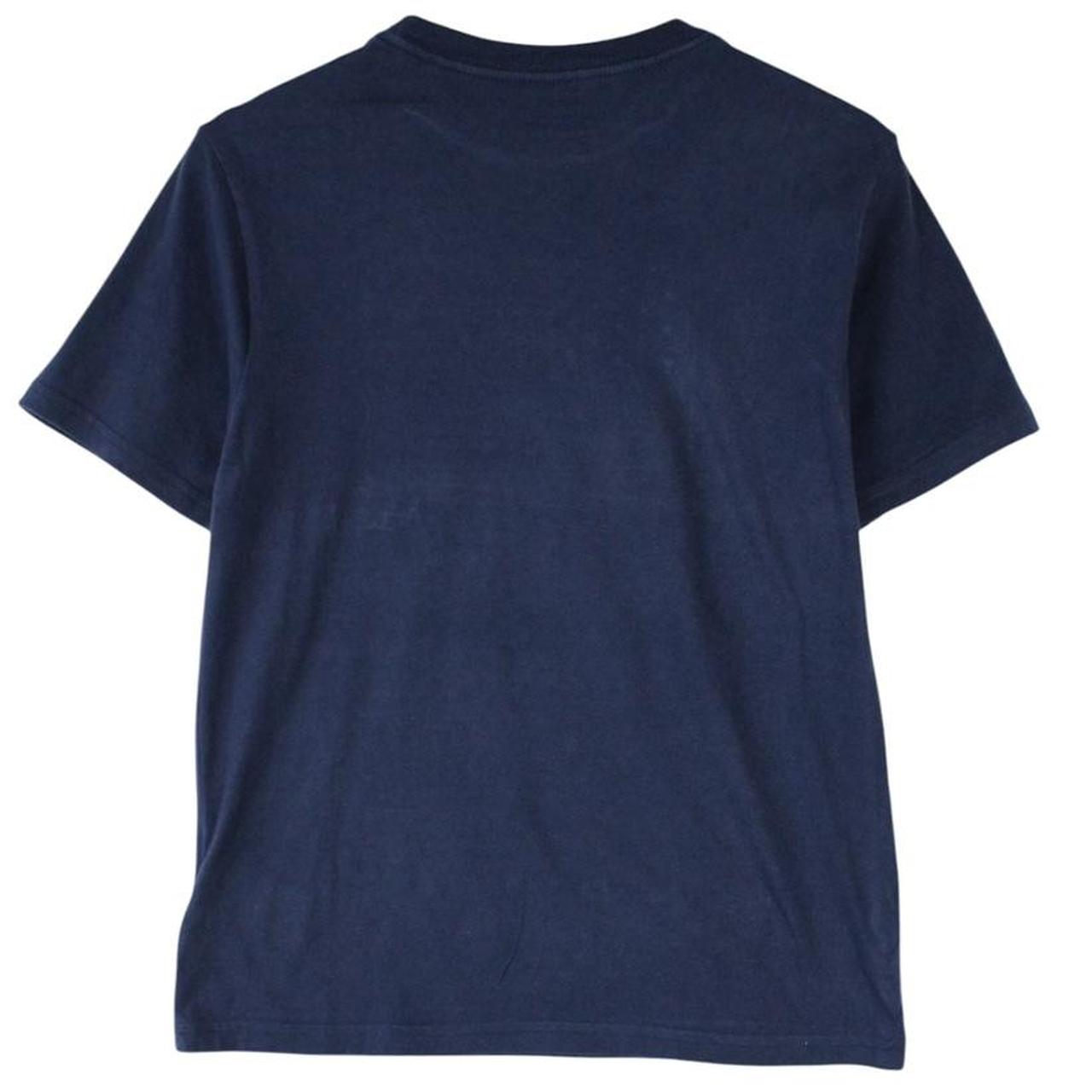 Polo Ralph Lauren navy blue short sleeve cotton t-shirt with pocket and logo.