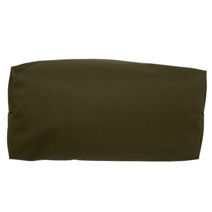 Longchamp green Le Pliage Enery tote bag with logo and durable nylon material.