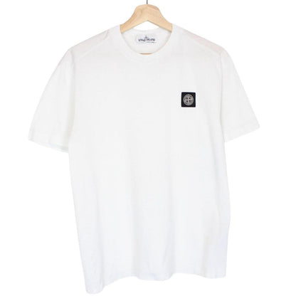 Stone Island SS 2020 White Short Sleeve Compass T-Shirt