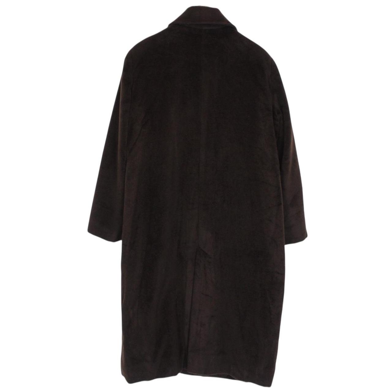 Vintage Burberry London Brown Cotton Blend Coat