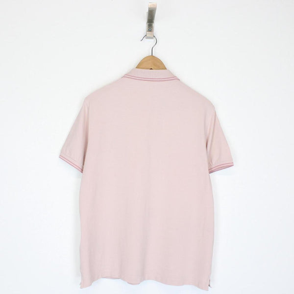 Stone Island Pink Short Sleeve Compass Polo Shirt