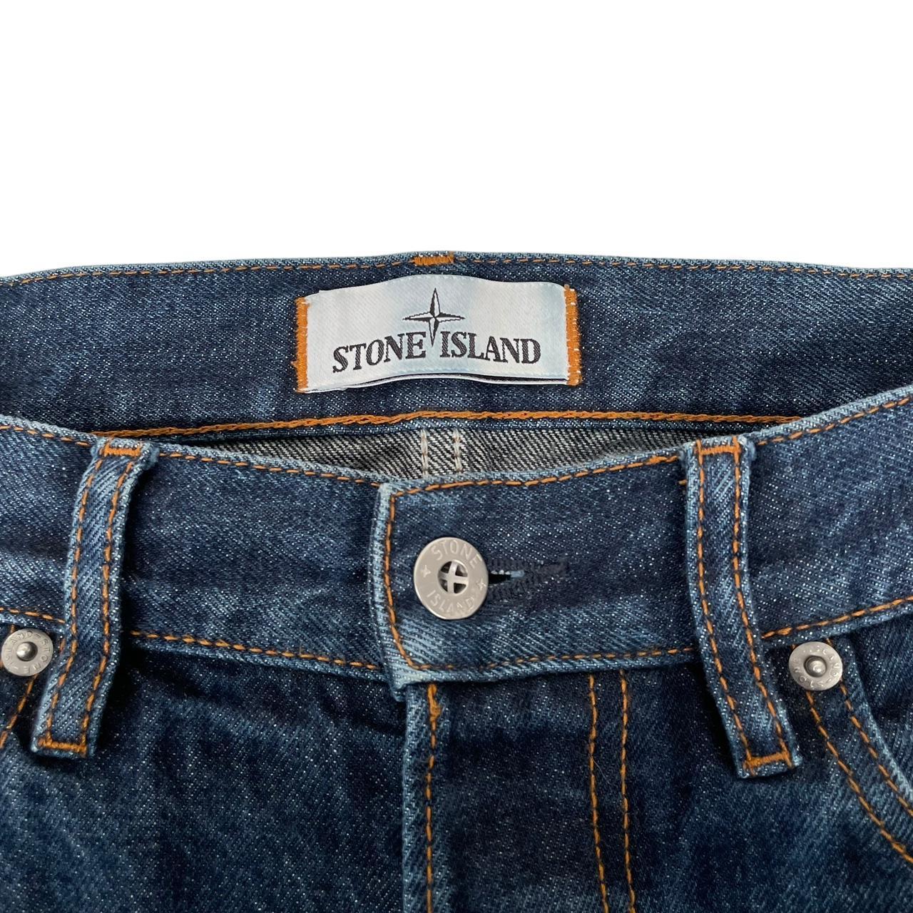 Stone Island AW 2017 Navy Blue Slim Fit Denim Jeans