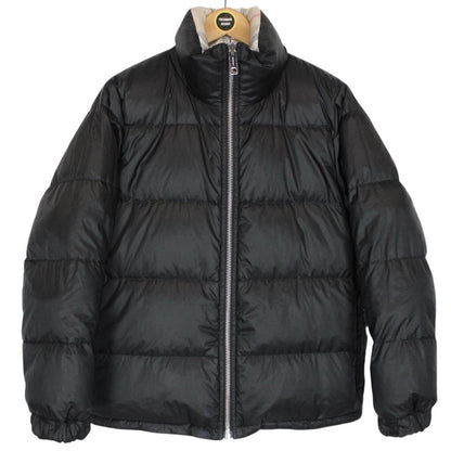 Burberry Beige and Black Nova Check Full Zip Reversible Down Puffer Jacket