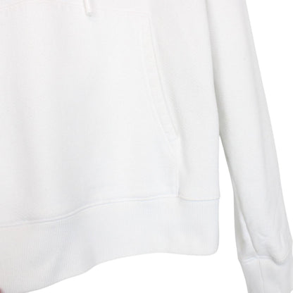 Off White White Arrows Cotton Hoodie Jumper