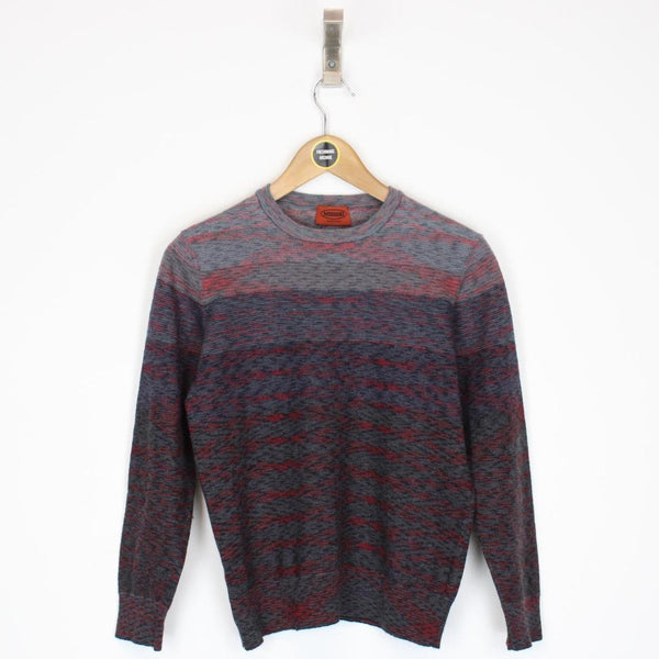 Missoni Multicoloured Striped Wool Knit Sweatshirt Jumper