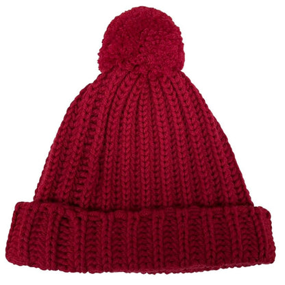 Gucci Burgundy Wool Bobble Hat