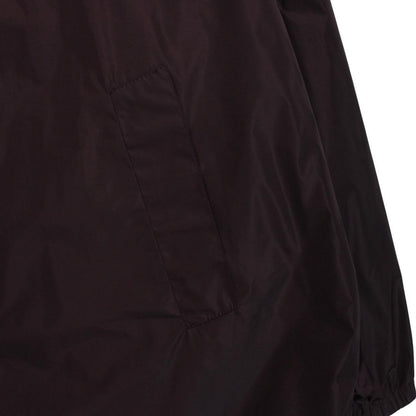 Dries Van Noten x Verner Panton Burgundy Full Zip Windbreaker Jacket
