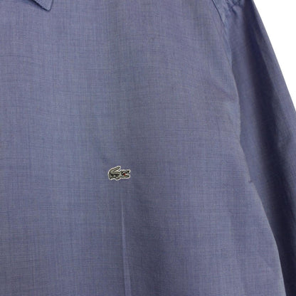 Lacoste Blue Long Sleeve Cotton Shirt