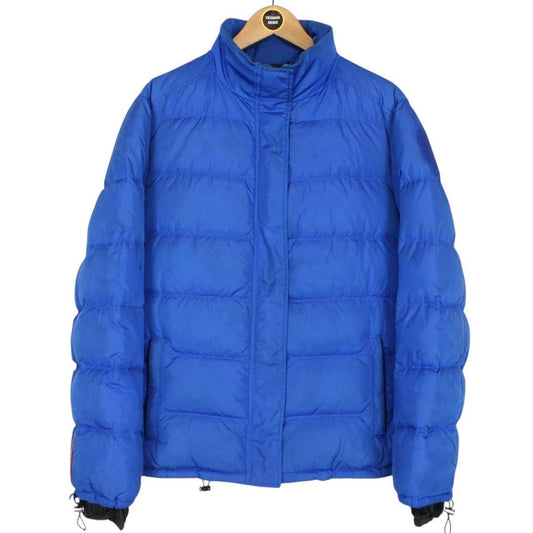 Vintage Prada Sport Blue Nylon Full Zip Down Puffer Jacket