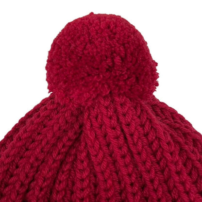 Gucci Burgundy Wool Bobble Hat