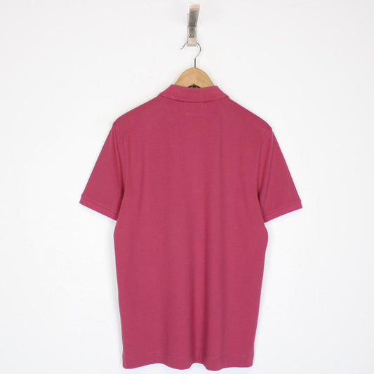 CP Company Red Bud Short Sleeve Piquet Polo Shirt