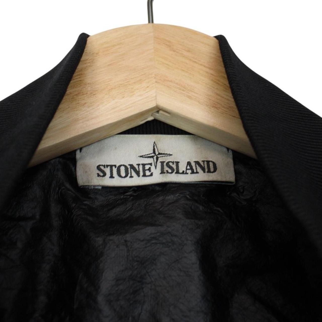 Stone Island SS 2015 Black Full Zip Nylon Bomber Jacket