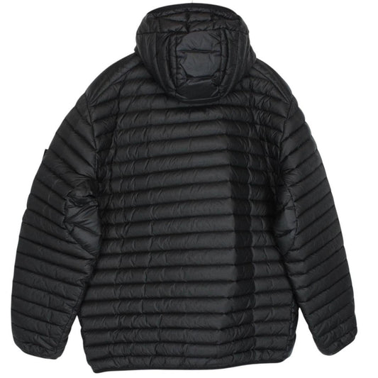 Stone Island AW 2022 Black Loom Woven Chambers R-Nylon Down Jacket