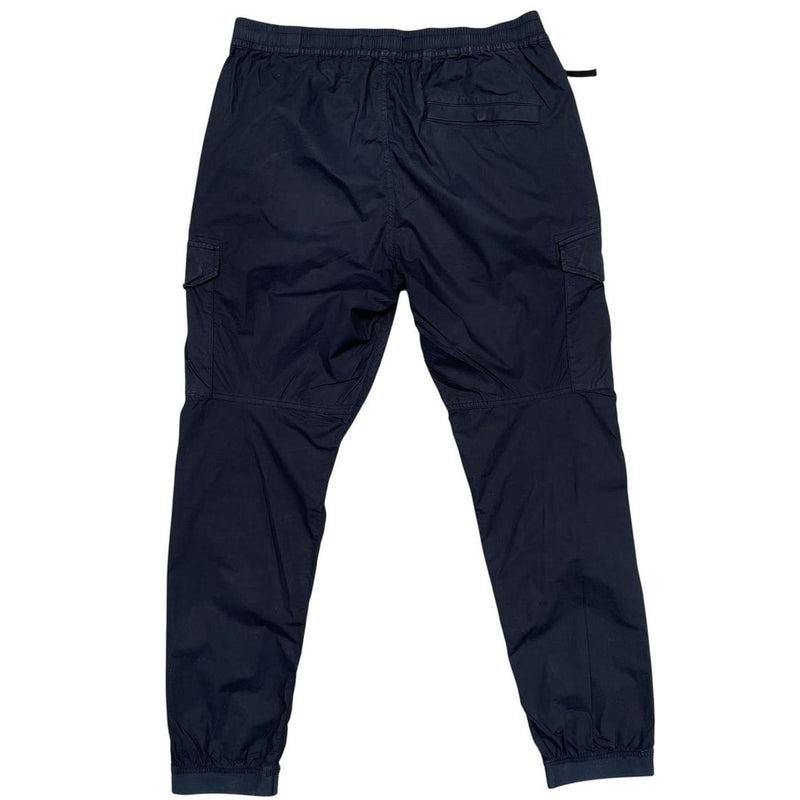 Stone Island SS 2020 Navy Blue RE-T Fit Cargo Trousers