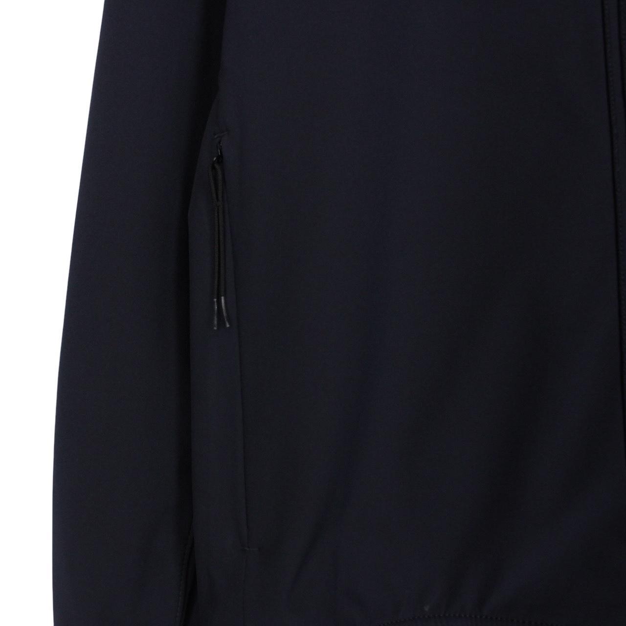 Stone Island SS 2022 Navy Blue Light Soft Shell-R Full Zip Jacket