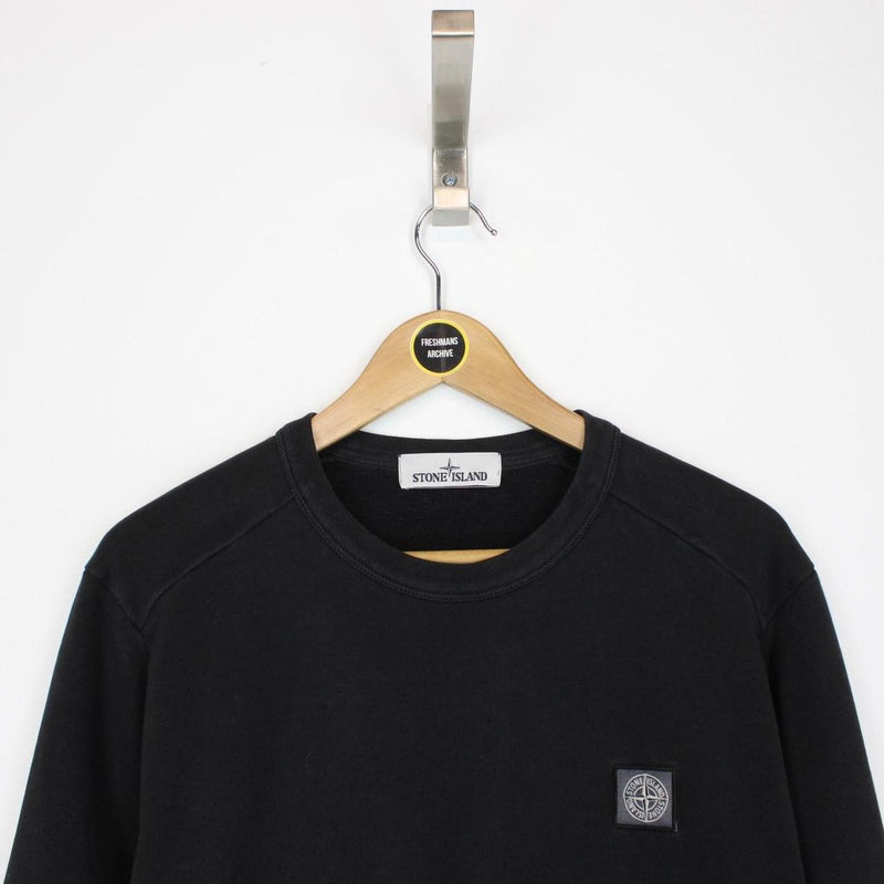 Stone Island AW 2014 Black Compass Cotton Sweatshirt Jumper