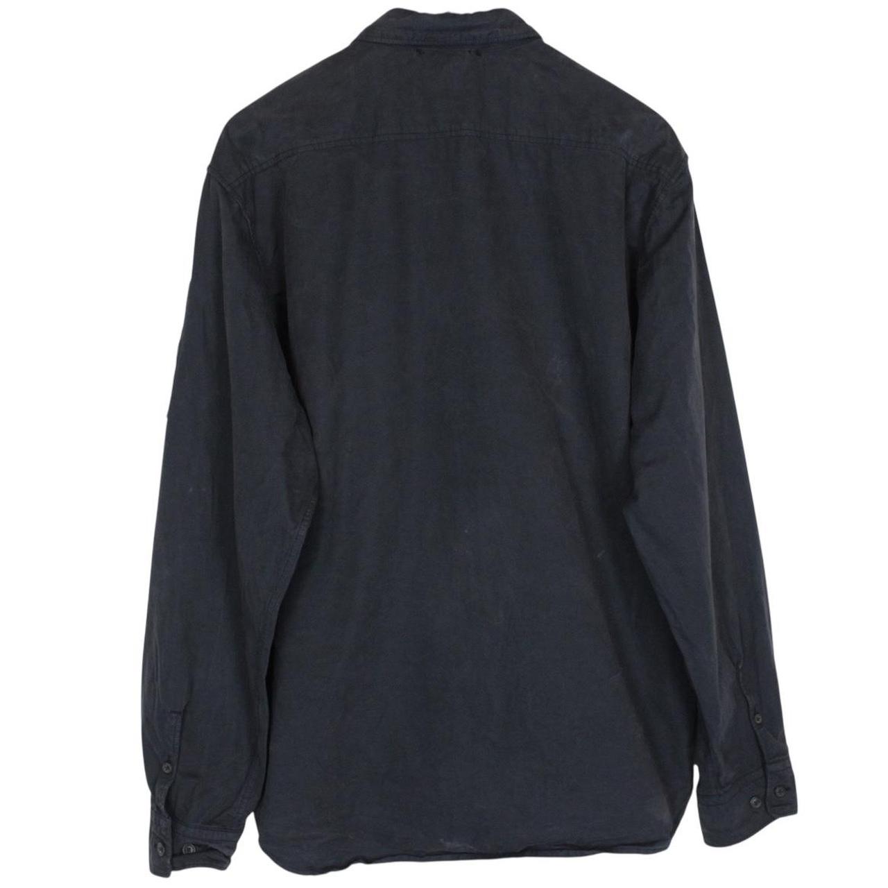 CP Company Navy Blue Microreps Lens Overshirt Jacket