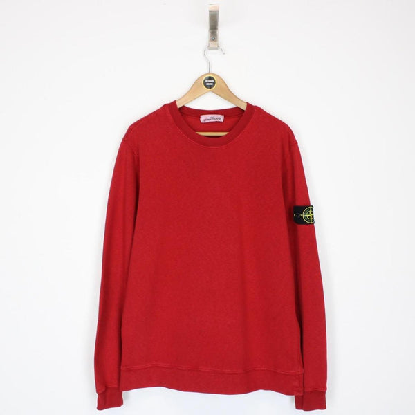 Stone Island SS 2019 Red Cotton Sweatshirt Jumper
