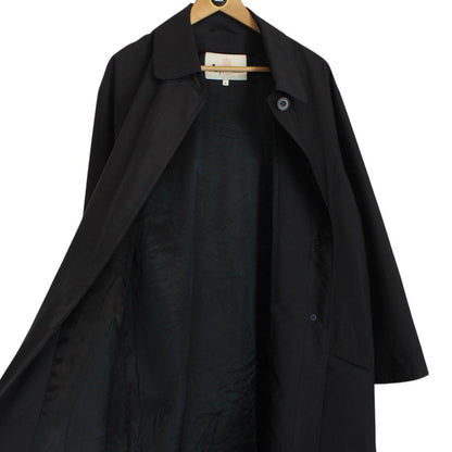 Aquascutum Black Button Up Coat