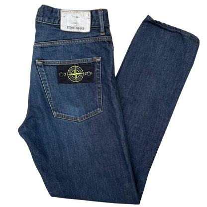 Stone Island AW 2013 Navy Blue RE-T Fit Denim Jeans