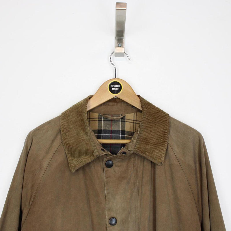 Vintage Barbour Lightweight Beaufort Brown Wax Jacket