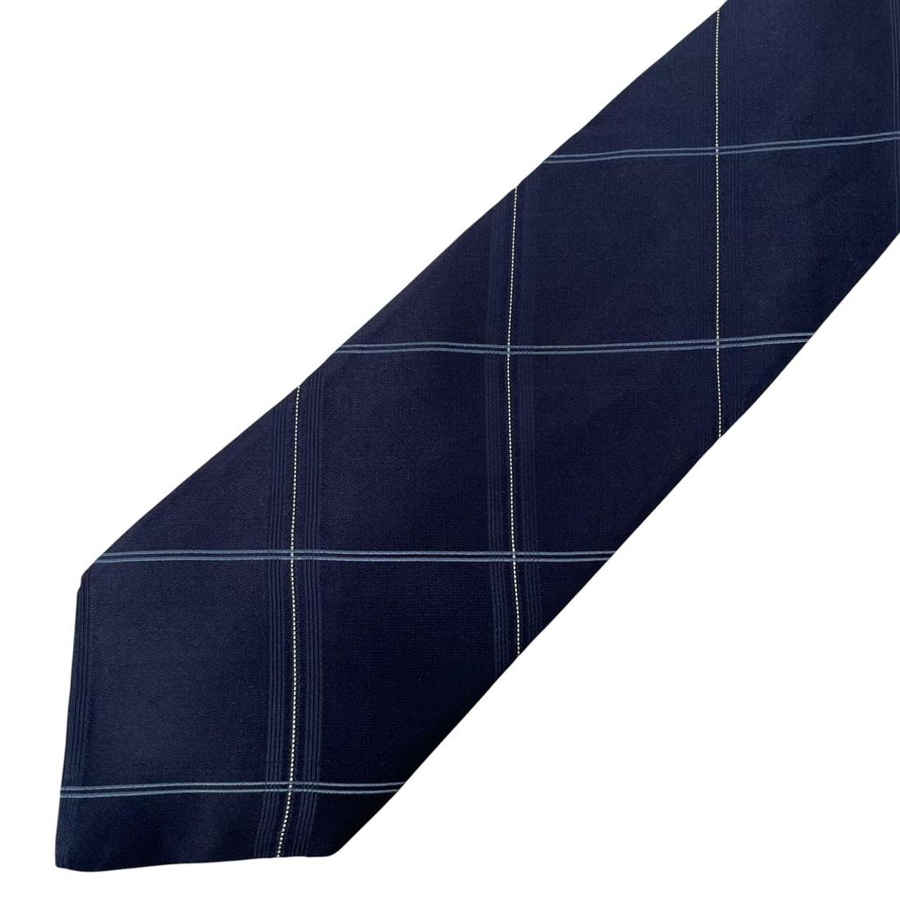 Vintage DKNY Navy Blue Silk Tie