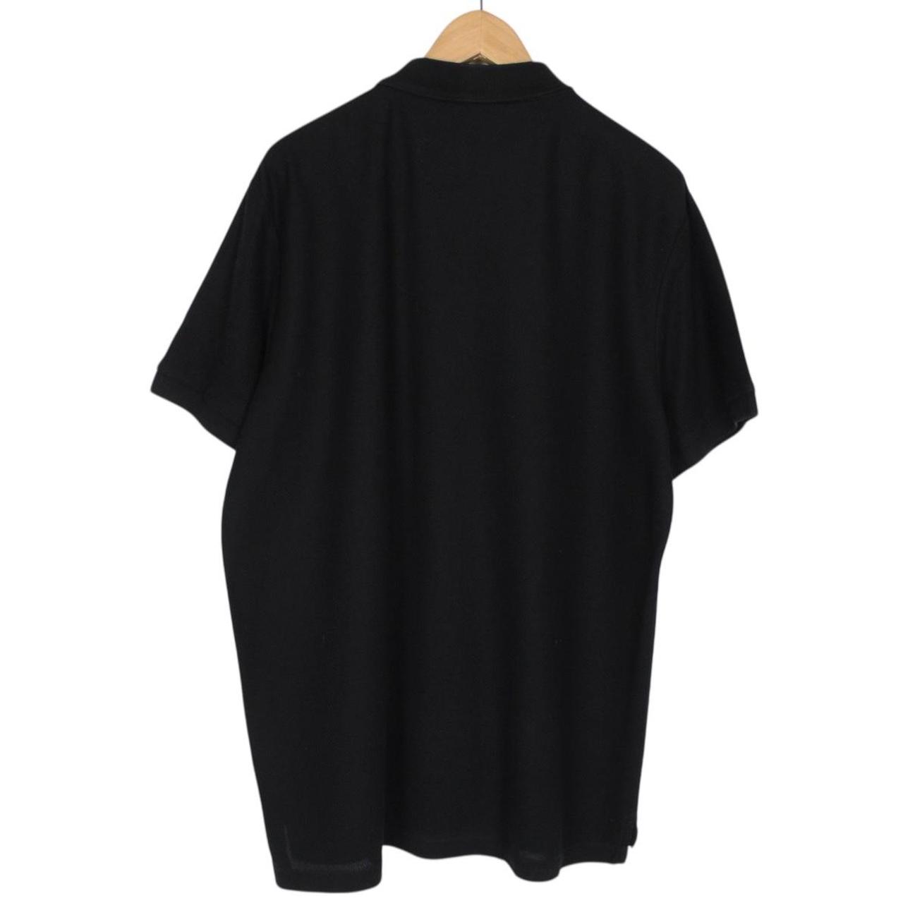 Burberry Black and Tan Nova Check Short Sleeve Cotton Polo Shirt