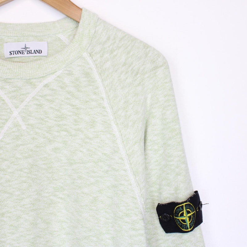 Stone Island SS 2017 Green Cotton Knit Sweatshirt Jumper