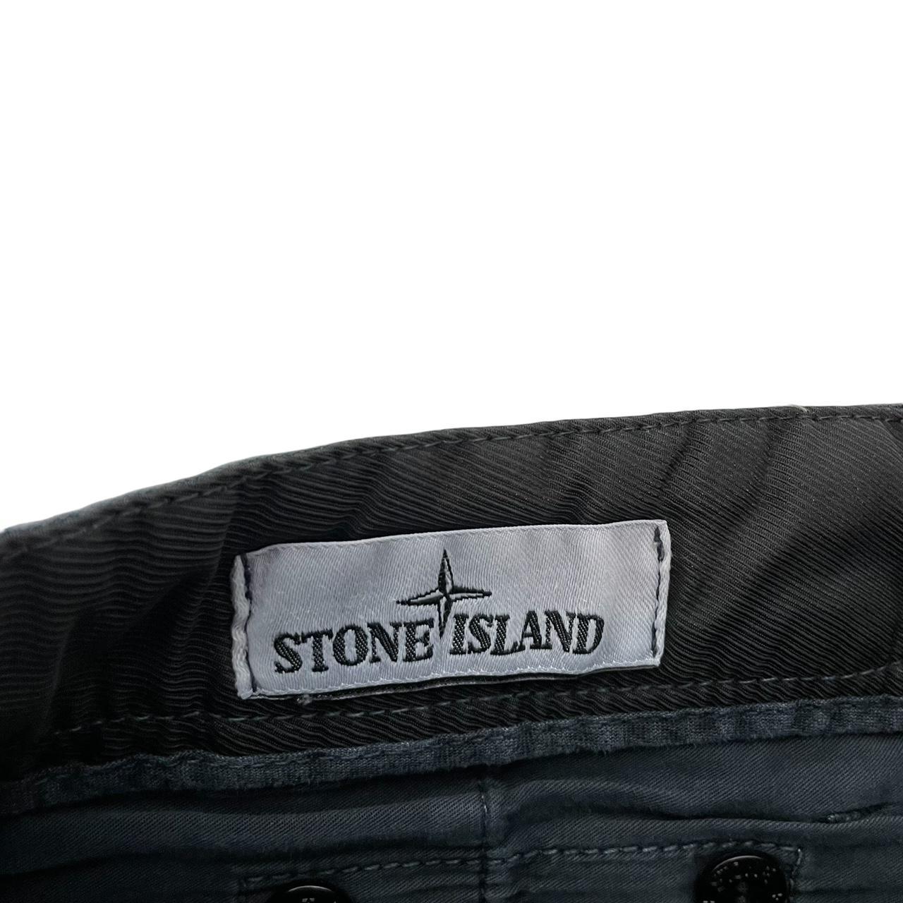 Stone Island AW 2020 Black Skinny Fit Cargo Trousers