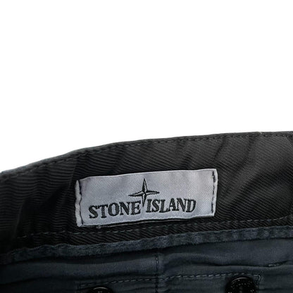 Stone Island AW 2020 Black Skinny Fit Cargo Trousers