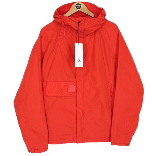 CP Company Red Metropolis Memri Full Zip Hooded Jacket