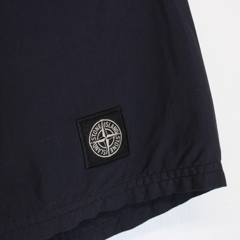 Stone Island SS 2018 Navy Blue Cotton Swim Shorts