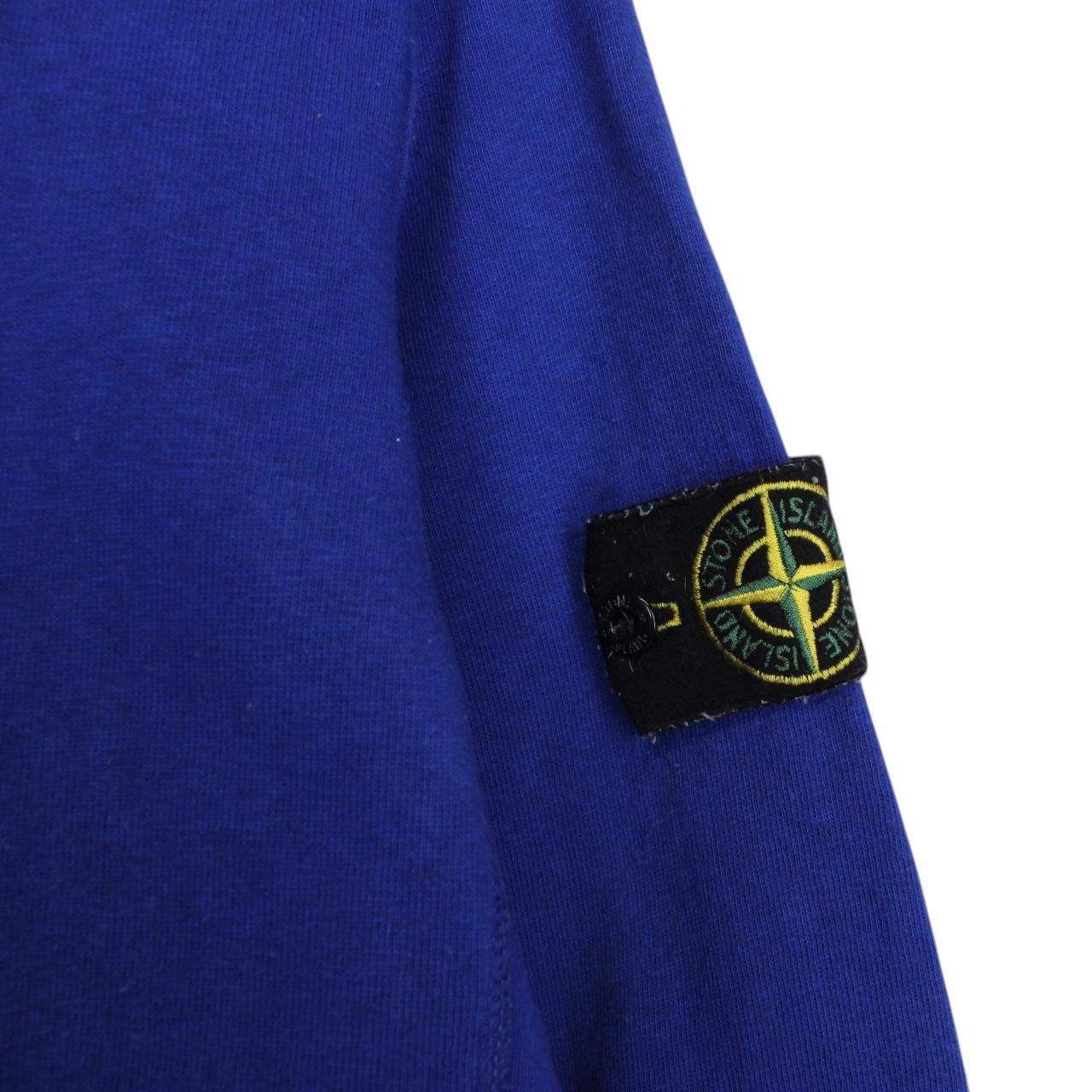 Stone Island SS 2016 Blue Cotton Sweatshirt Jumper
