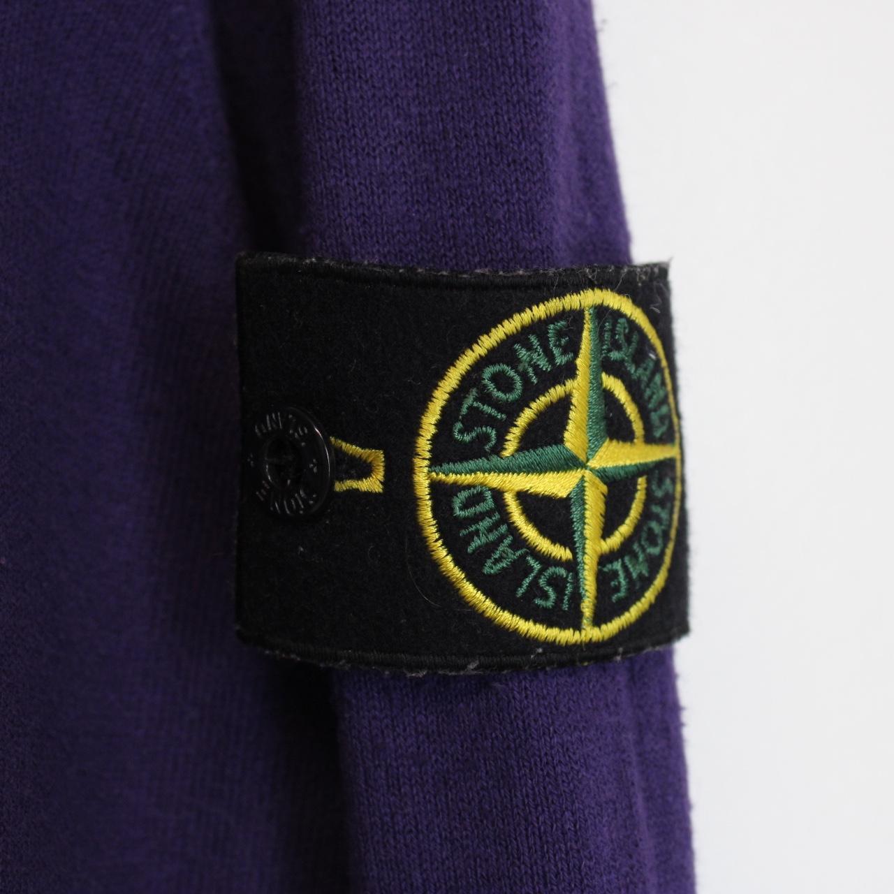 Stone Island SS 2016 Purple Thin Cotton Knit Sweatshirt