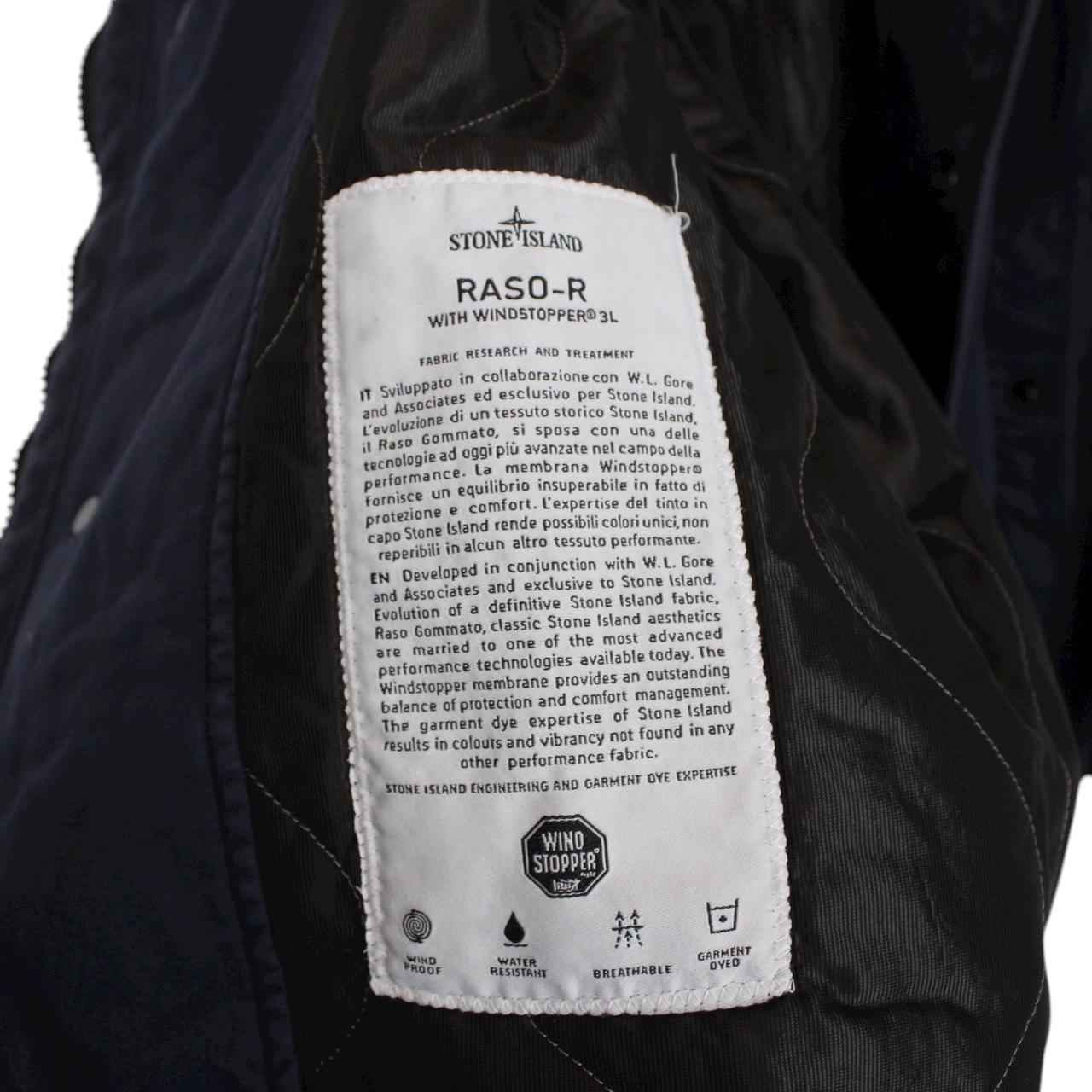 Stone Island AW 2011 Navy Blue Raso-R Lined 3L Windstopper Jacket