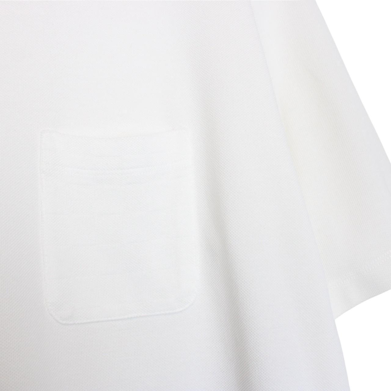 Louis Vuitton White Damier Print Pocket Short Sleeve Cotton T-Shirt