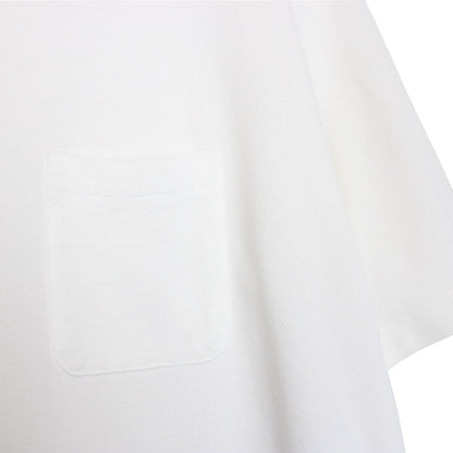 Louis Vuitton White Damier Print Pocket Short Sleeve Cotton T-Shirt