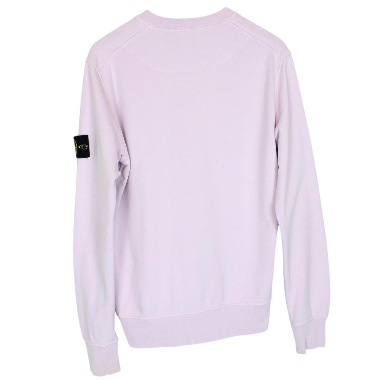 Stone Island SS 2022 Pink Cotton Sweatshirt Jumper