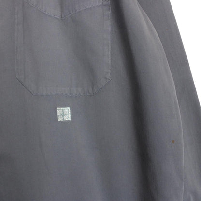 Vintage Stone Island Grey Long Sleeve Cotton Shirt