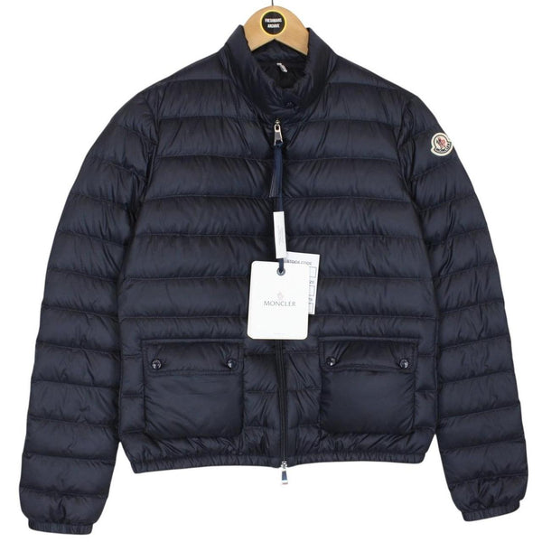 Moncler Lans Navy Blue Quilted Down Jacket