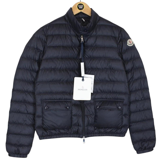 Moncler Lans Navy Blue Quilted Down Jacket