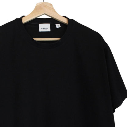 Burberry black and brown cotton t-shirt with Carrick Nova Check back panel design.
