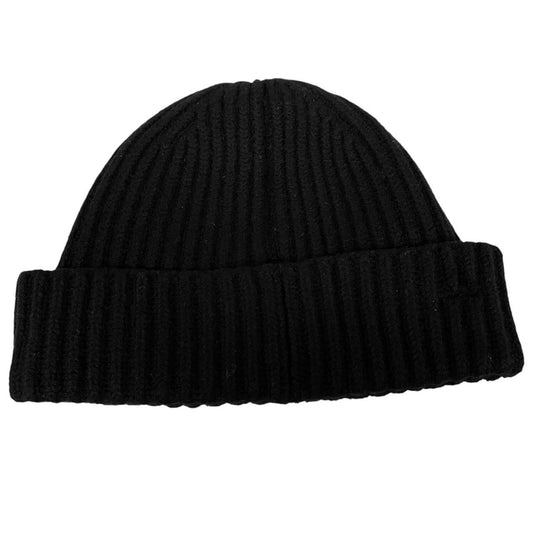CP Company Black Wool Goggle Beanie Hat