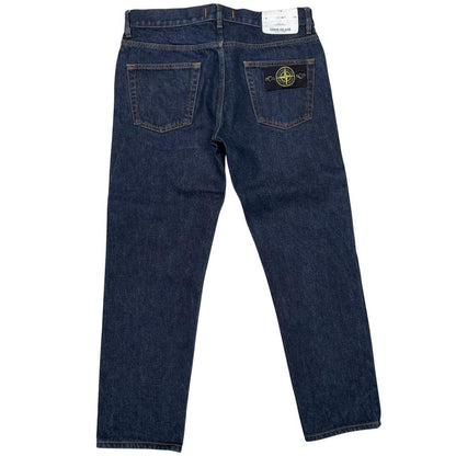 Stone Island AW 2018 Navy Blue RE-T Fit Denim Jeans