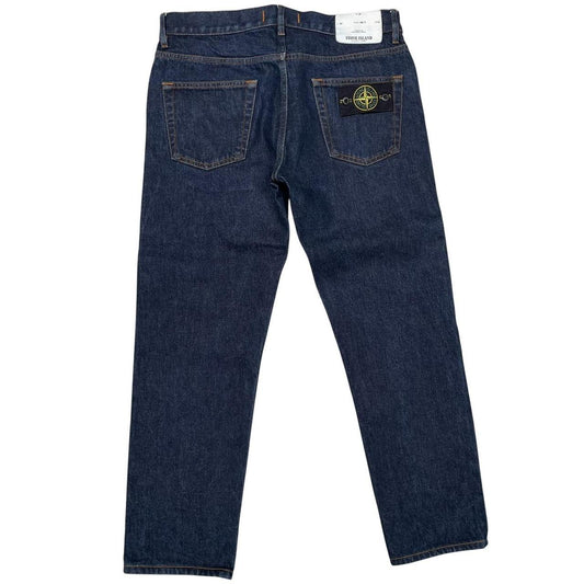 Stone Island AW 2018 Navy Blue RE-T Fit Denim Jeans
